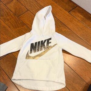 Nike sweatshirt gold black white 3t